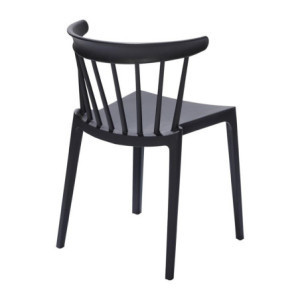Sedie in Polipropilene Antracite - Set di 4: Design elegante e comfort duraturo