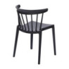 Sedie in Polipropilene Antracite - Set di 4: Design elegante e comfort duraturo