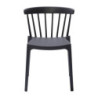 Sedie in Polipropilene Antracite - Set di 4: Design elegante e comfort duraturo