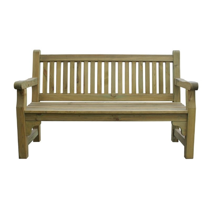 Panchina da giardino in legno tenero Rowlinson - Comfort ed eleganza