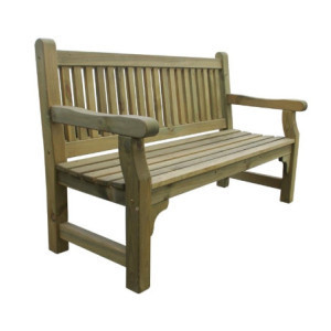Panca da giardino in legno tenero Rowlinson - Comfort ed eleganza