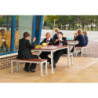 Banc Esterno Imitazione Legno di Noce 1050 mm Gopak CK814