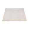 Piano del Tavolo Quadrato Pre-forato Vintage Bianco 700 mm Bolero - Legno di vimini di alta qualità