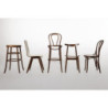 Sedie Bistrot Legno Curvato Finitura Noce. Fascino e Comfort per il Tuo Ristorante.