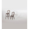 Sedie Bistrot Legno Curvato Finitura Noce. Fascino e Comfort per il Tuo Ristorante.