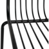 Black Bolero high stools - Industrial design in steel wire