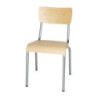 Sedia in Legno Zincato - Set di 4 Bolero