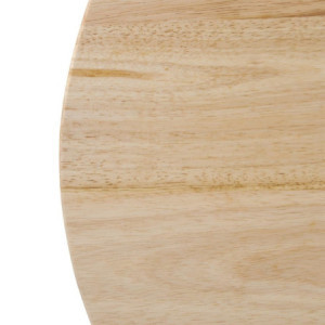 Piatto Tavolo Rotondo Legno Naturale 600 mm Bolero DY738 - Essenziale Cucina professionale