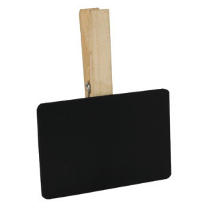 Mini Slate Clips - Set of 6 Olympia: Precise Identification for Buffets and Counters.