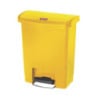 Poubelle Jaune 30L Rubbermaid - Pedale Frontale Ultra Resistente