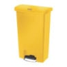 Cestino con pedale Slim Jim Rubbermaid - Giallo 50L