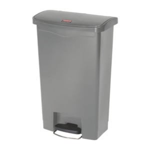 Pattumiera a Pedale Frontale Grigia 50L - Igienica & Pratica | Rubbermaid