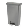 Cestino a pedale frontale grigio 50L - igienico e pratico | Rubbermaid