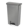 Pattumiera a Pedale Frontale Grigia 50L - Igienica & Pratica | Rubbermaid
