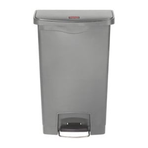 Pattumiera a Pedale Frontale Grigia 50L - Igienica & Pratica | Rubbermaid