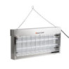 Disinfestatore a LED 20W Inox Spazzolato - Eazyzap: Soluzione professionale efficiente