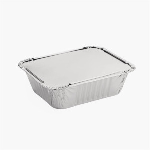 Waxed Lids Aluminum Trays 450ml - Pack of 500 Efficient and Eco-friendly