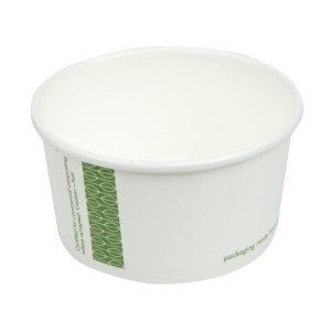 Bicchieri per zuppe/gelati compostabili da 170 ml - Lotto da 1000 pezzi Vegware