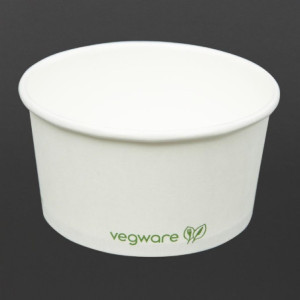 Bicchieri per zuppe/gelati compostabili da 170 ml - Lotto da 1000 pezzi Vegware