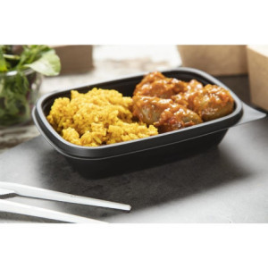 Rectangular food trays 500 ml - Pack of 300 - Fastpac Quality