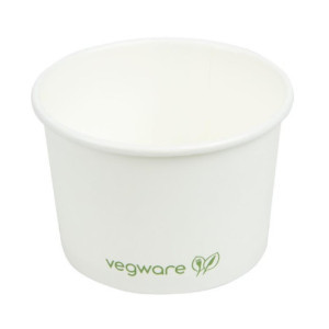 Contenitori per Alimenti Caldi Compostabili da 110 m - Lotto da 1000 Vegware - Pratici e Rispettosi dell'Ambiente