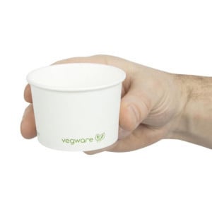 Contenitori per Alimenti Caldi Compostabili da 110 m - Lotto da 1000 Vegware - Pratici e Rispettosi dell'Ambiente