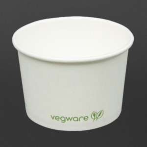 Contenitori per Alimenti Caldi Compostabili da 110 m - Lotto da 1000 Vegware - Pratici e Rispettosi dell'Ambiente