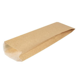 Sacchetti snack caldi compostabili Vegware 356 x 101 mm - Lotto da 500, FC897