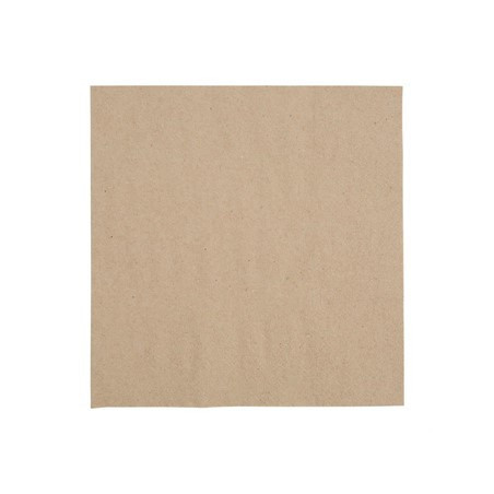 Serviettes Snacking Recyclées 2 Plis 330 mm Kraft - Lot de 2000