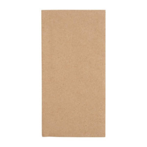 2-ply 1/8 fold Kraft paper table napkins - Pack of 200: Fiesta quality, environmentally friendly