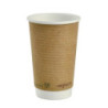 Bicchieri Bevande calde Doppia parete Compostabili 455 ml - Confezione da 500 di Vegware