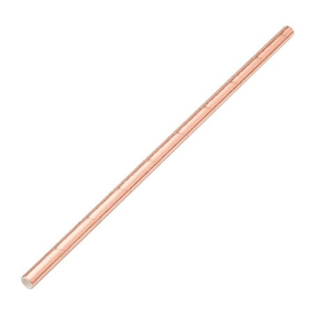 Biodegradable Copper Paper Straws Utopia - Pack of 250: Commit to the environment!