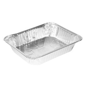 Aluminum trays GN 1/2 - Set of 10, Efficient heat retention