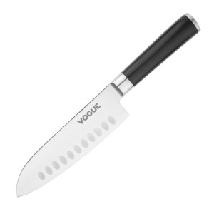 Coltello Santoku in acciaio inossidabile 180 mm Vogue FS686 - Qualità professionale