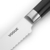 Coltello da pane in acciaio inossidabile 200mm Bistro Vogue: Taglio preciso e confortevole