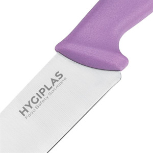 Hygiplas Chef's Knife - Precision 215mm, Purple Handle