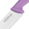 Coltello da cucina Hygiplas - Precisione 215mm, Manico Viola