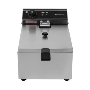 Friggitrice Professionale 10 L 3000 W Inox — Termostato