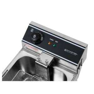 Friggitrice Professionale 10 L 3000 W Inox — Termostato