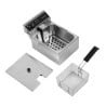 Friggitrice Professionale 10 L 3000 W Inox — Termostato