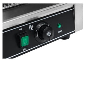 Grill Panini Pro 2200 W Rigato 340x220 mm Inox