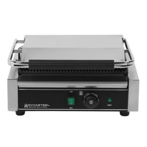 Grill Panini Pro 2200 W Rigato 340x220 mm Inox