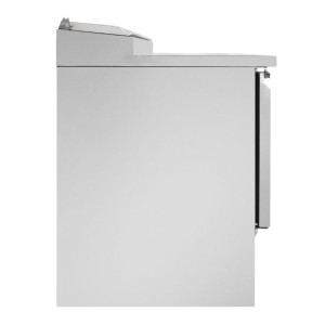 Saladette Compatta - 3 Porte con Tetto Apribile - Dynasteel