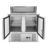 Mobile per Pizza Refrigerato - 2 Porte - 5 Vaschette GN 1/6 - Dynasteel