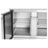 Mobile per Pizza Refrigerato - 2 Porte - 5 Vaschette GN 1/6 - Dynasteel