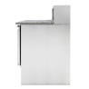 Mobile per Pizza Refrigerato - 2 Porte - 5 Vaschette GN 1/6 - Dynasteel