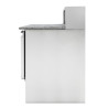 Refrigerated Pizza Cabinet 2 Doors - 5 GN 1/6 Pans Dynasteel | Fourniresto