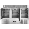 Mobile per Pizza Refrigerato - 3 Porte - 8 Vaschette GN 1/6 - Dynasteel