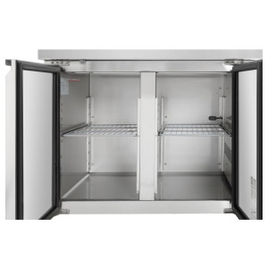 Tavolo Refrigerato 2 Porte GN1/1 - Profondità 700 - Dynasteel