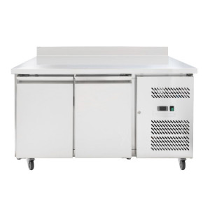 Tavolo Refrigerato 2 Porte GN1/1 - Profondità 700 con Alzatina - Dynasteel